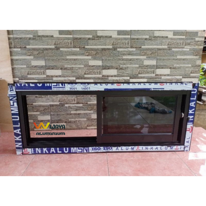 Jendela Aluminium  40x100 Sleding