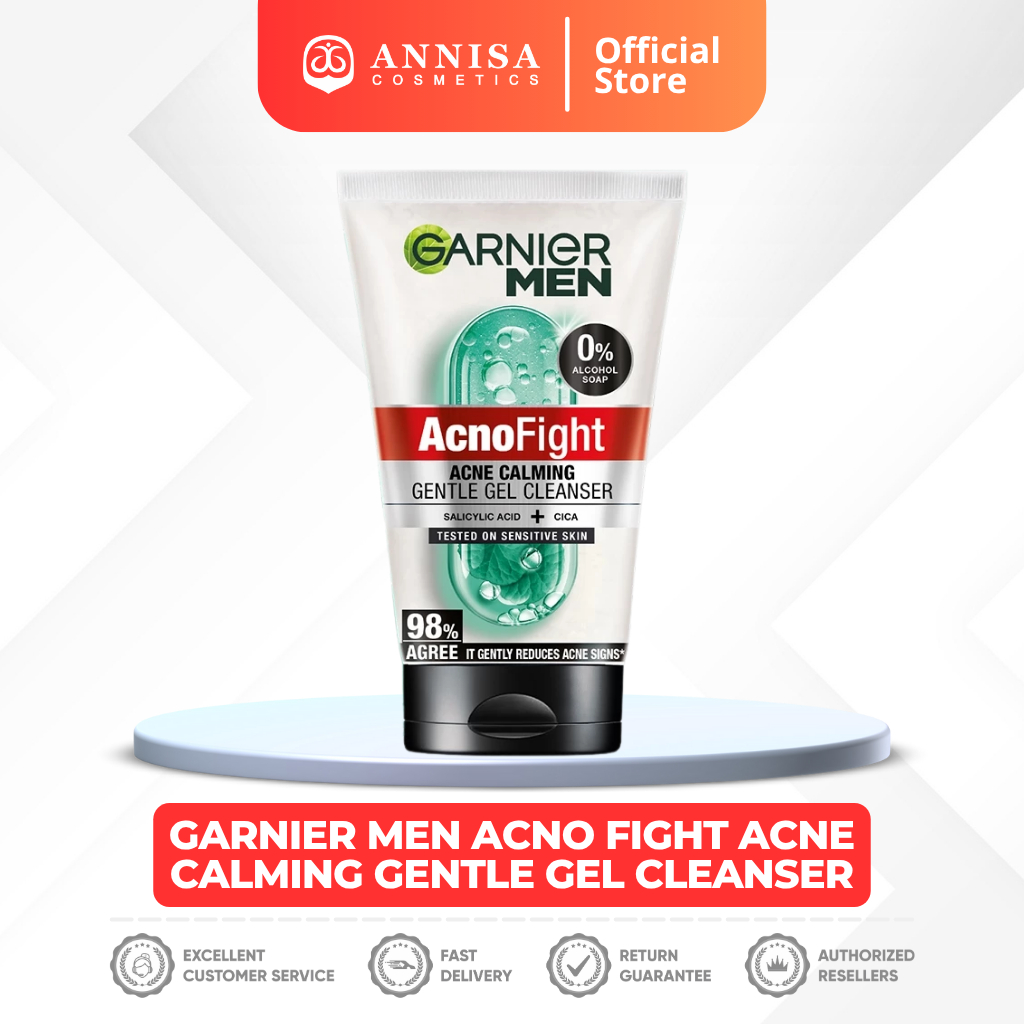 GARNIER MEN Acno Fight Acne Calming Gentle Gel Cleanser 100 ML