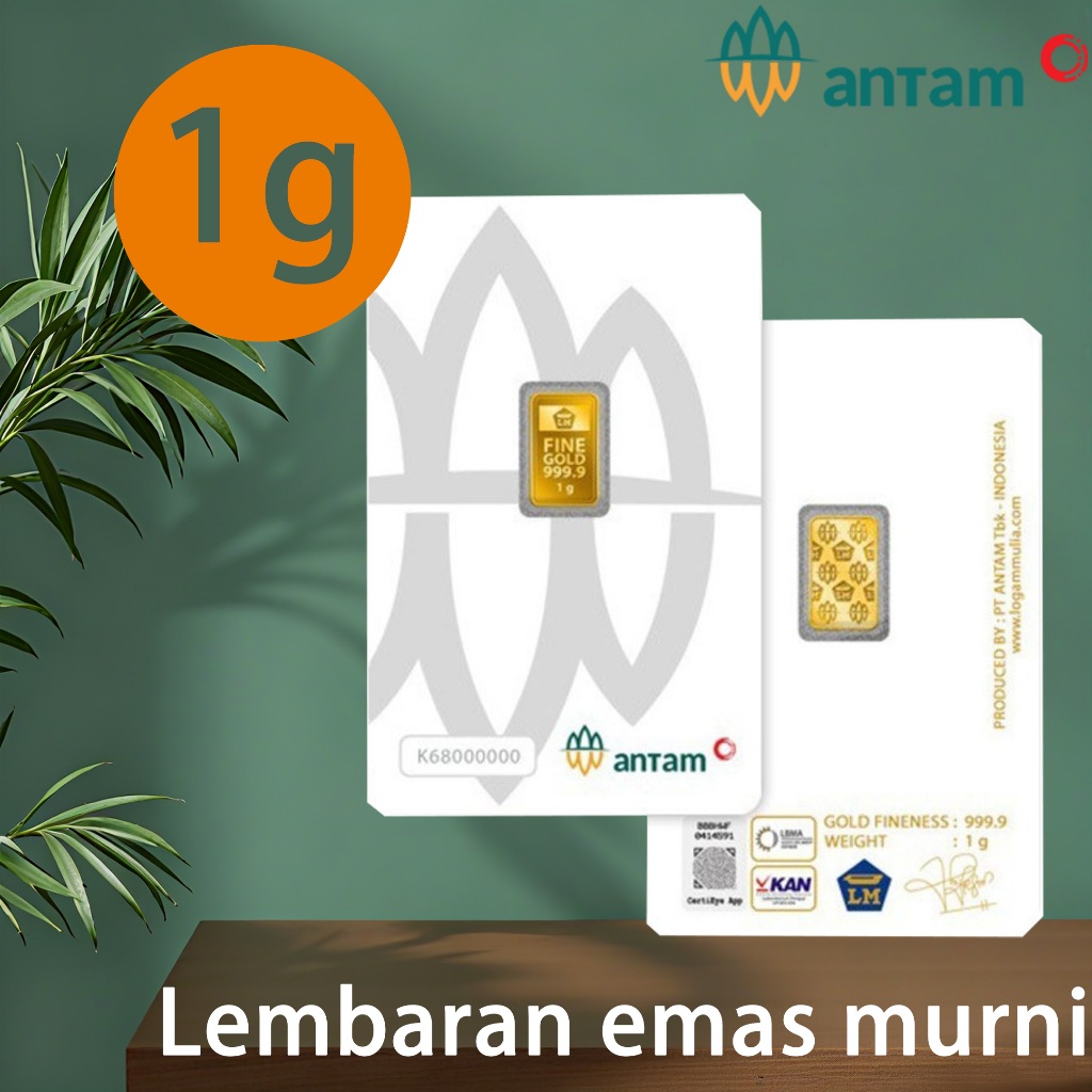 Logam Mulia Emas 1 gram Press Certieye / Retro Portrait Classic