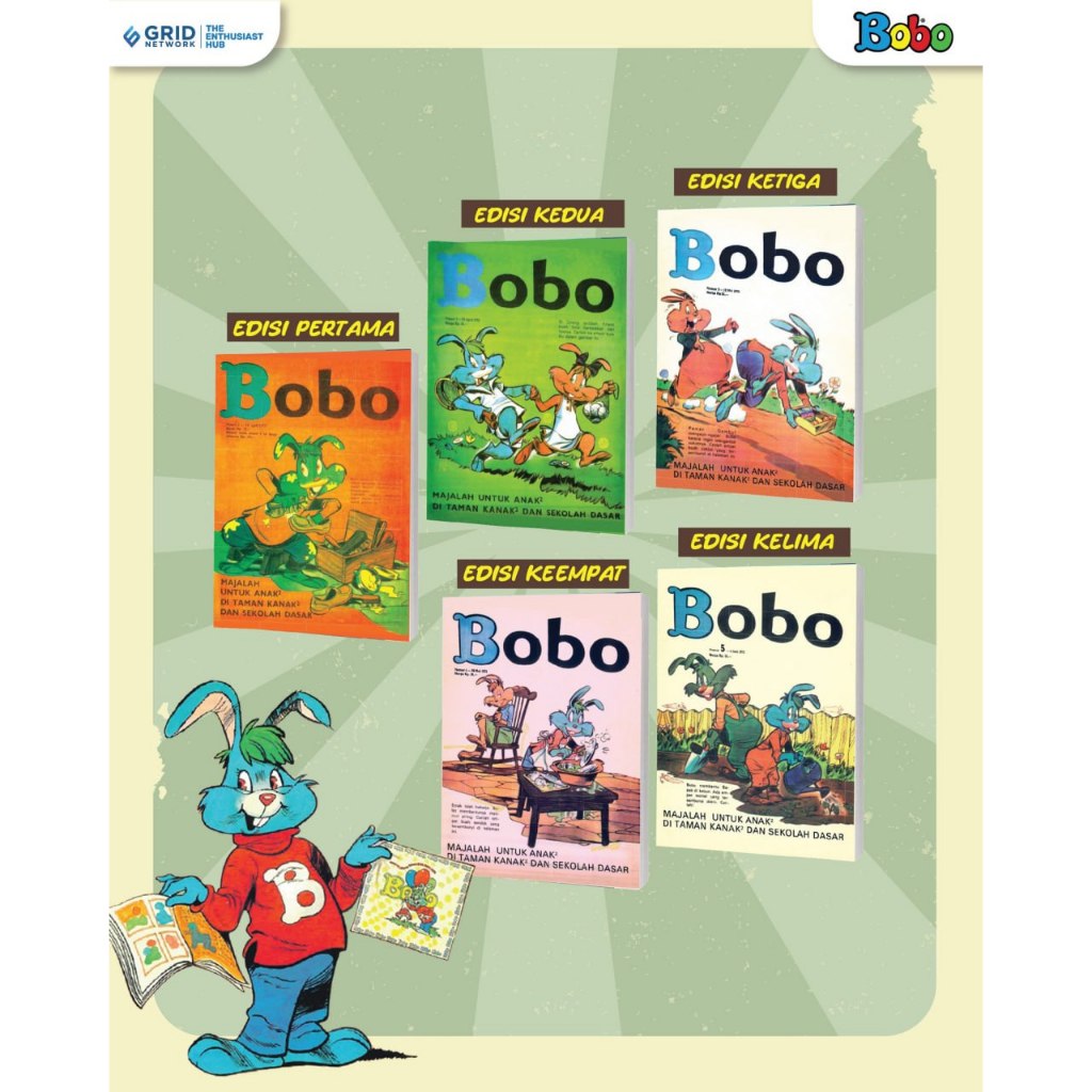 5 Edisi Pertama Majalah Bobo 1973