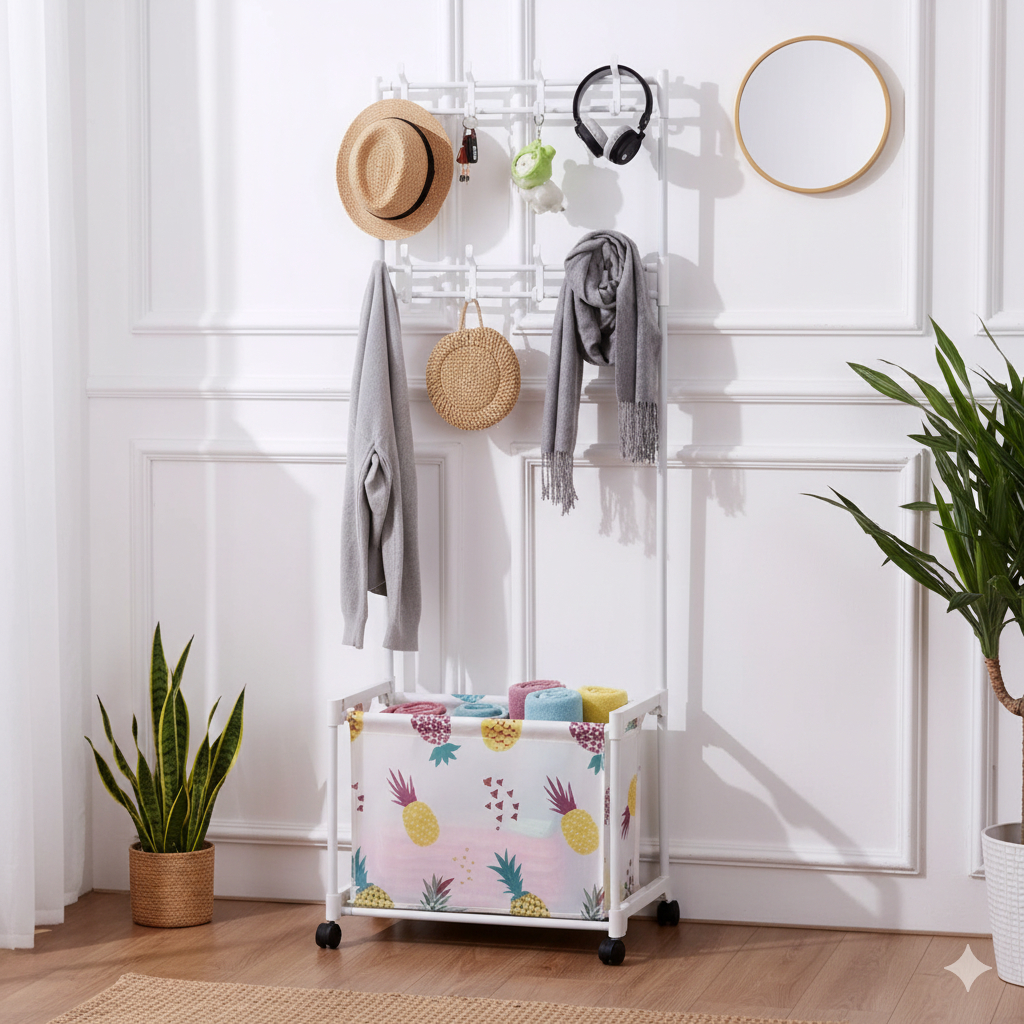 Rak Serbaguna Stand Hanger Gantungan Baju Celana Rak Penyimpanan Rak Baju Kotor Gantungan Serbaguna