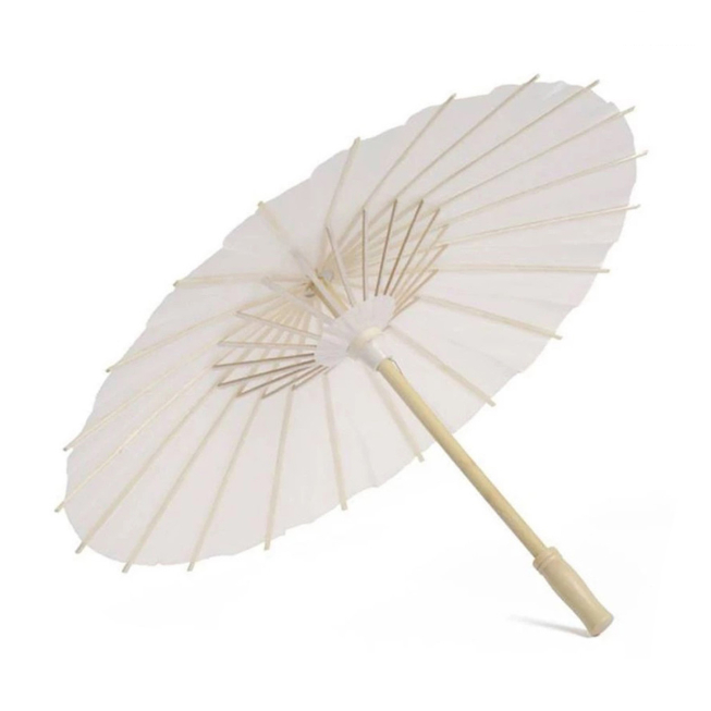 PAYUNG KERTAS PUTIH POLOS / PAYUNG DEKORASI / PAYUNG DIY / PAYUNG LUKIS