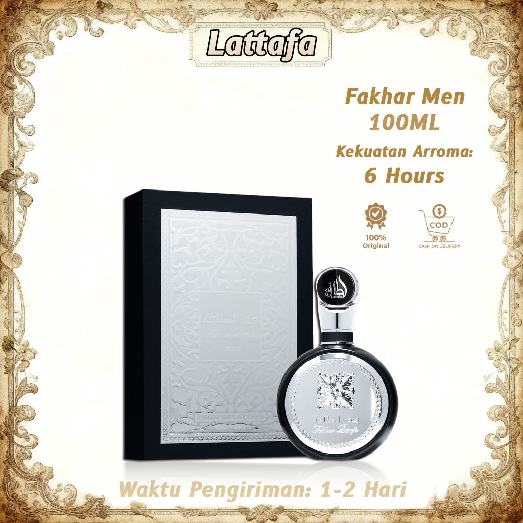 Lattafa Parfum EDP/ Lattafa Fakhar Men Parfum/ Lattafa Fakhar Men Parfum 100ml/ Lattafa Parfum Pria 