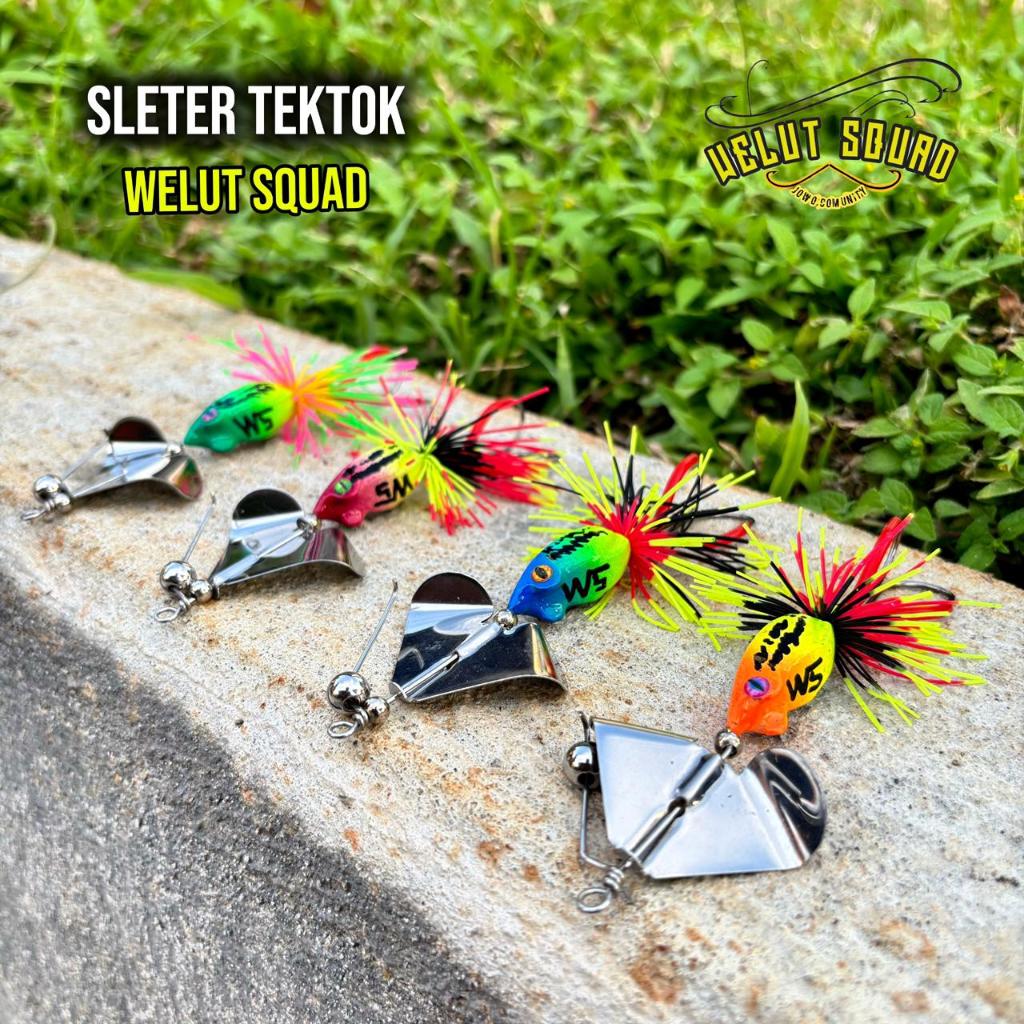 UMPAN CASTING SLETER TEKTOK WELUT SQUAD LURE SUARA BERISIK