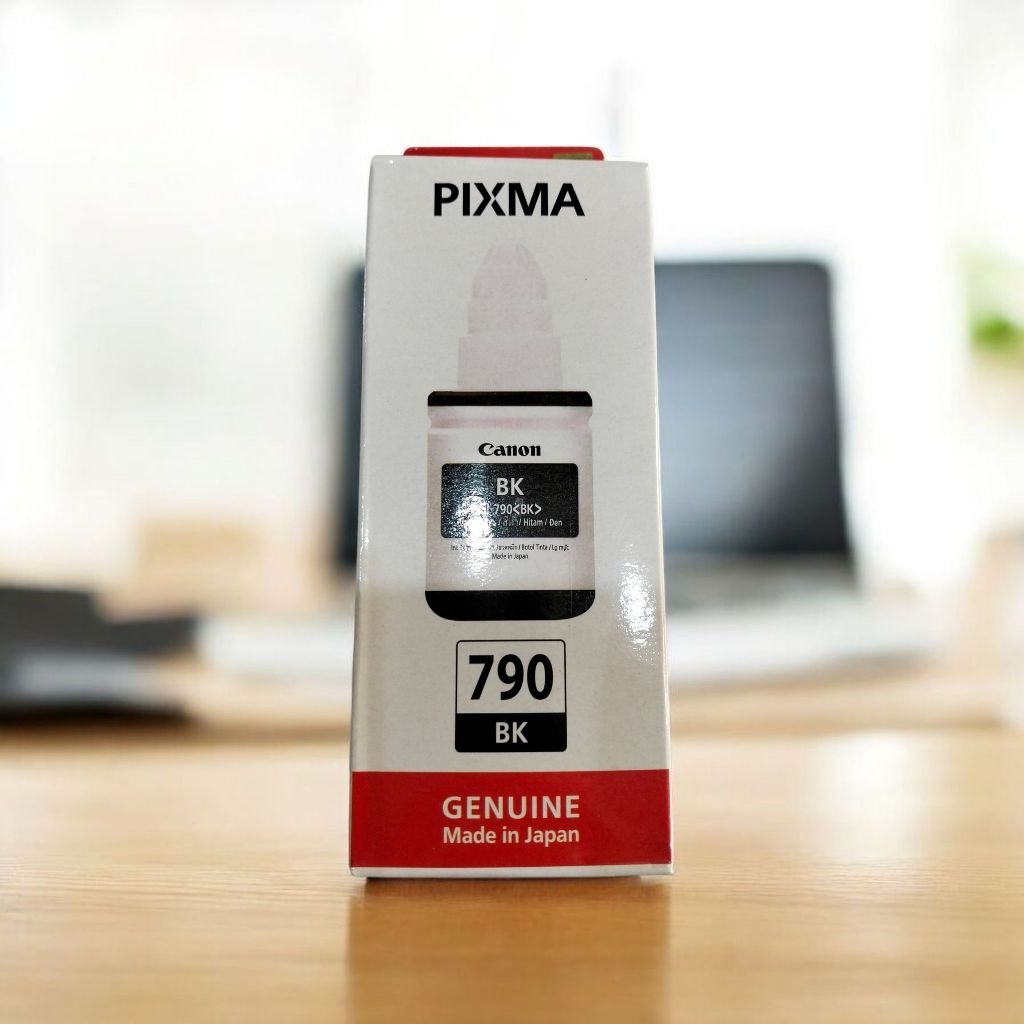 Tinta Printer Canon PIXMA GI-790 BK Original – Warna Hitam – Refill Inkjet Canon G1000 G2000 G3000 G