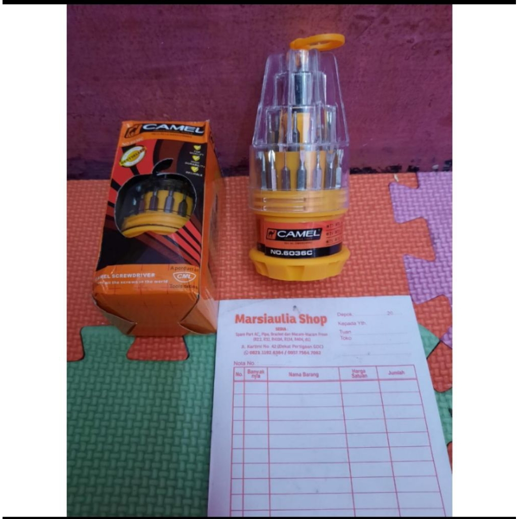 OBENG SET KACAMATA CAMEL / OBENG SET CAMEL / OBENG KACA MATA KECIL