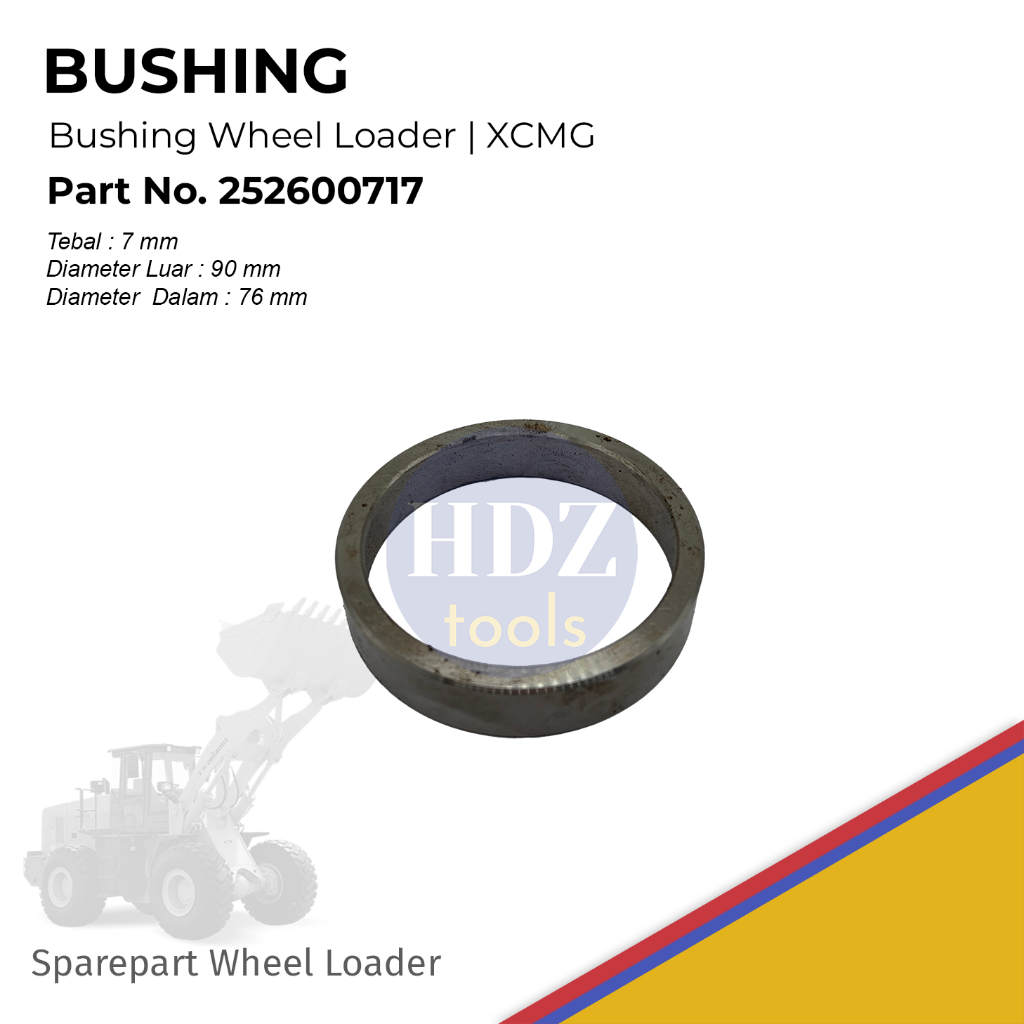 Bushing Wheel Loader Part No 252600717-XCMG