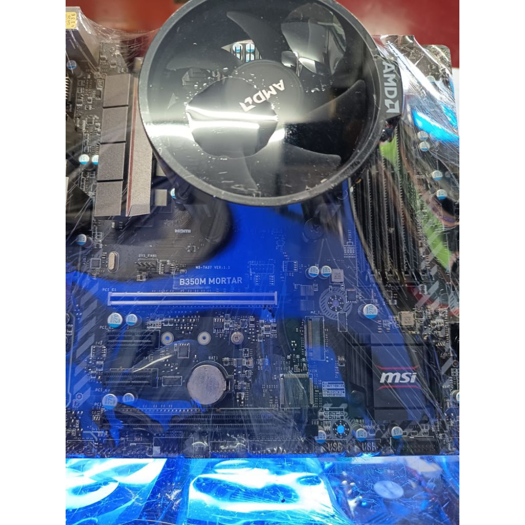 mobo amd b350 msi + a10 9800 am4