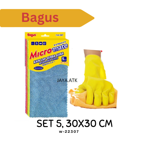 KAIN LAP MICROFIBER SERBAGUNA BAGUS 307 LAP DEBU KAIN LAP MOBIL LAP SERBAGUNA BAGUS
