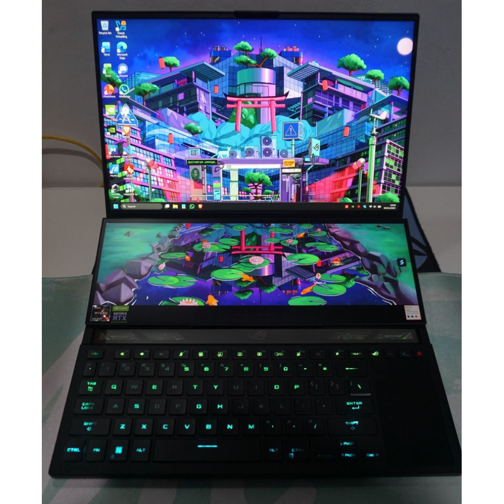 ASUS ROG ZEPHYRUS DUO 16 GX650RM RYZEN 9 16GB 1TBSSD 6900HX RTX 3060 (SECOND)