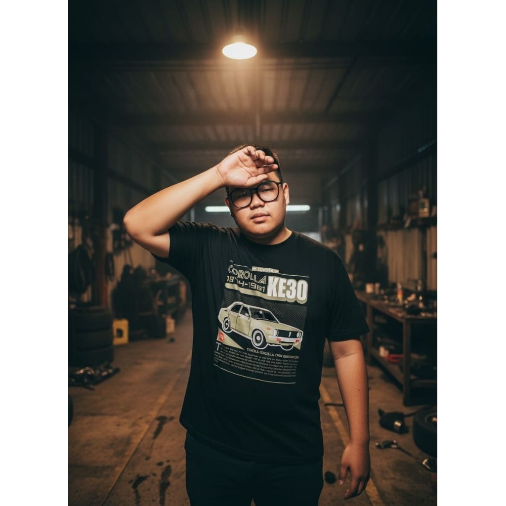 KAOS MOBIL TOYOTA COROLLA KE30 BIRU NAVY