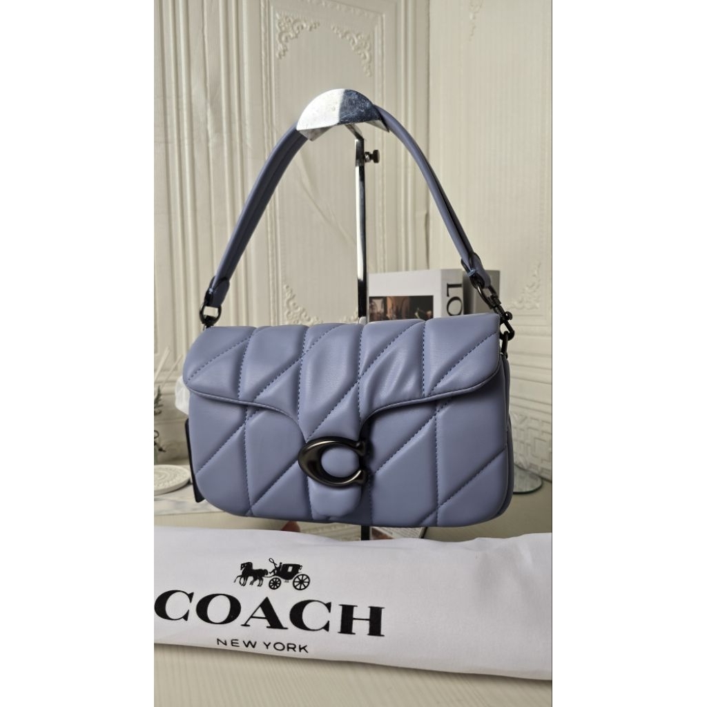 New COC Tabby 26 Pillow Quilted Blue