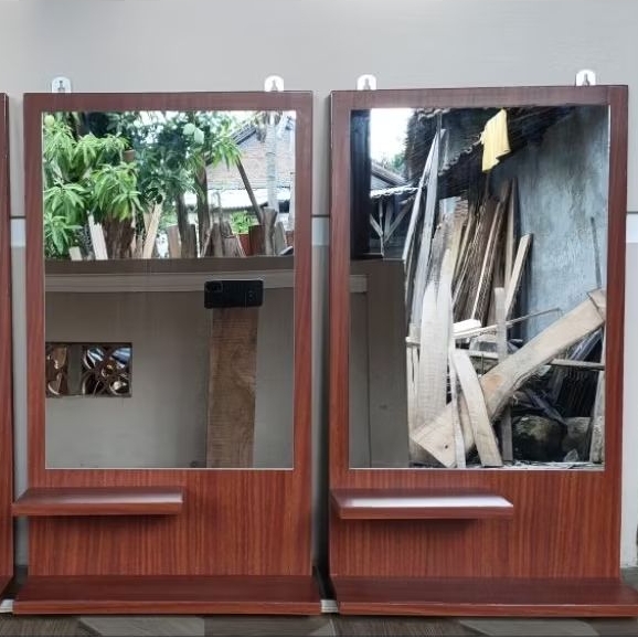 kaca rias, cermin dinding, rak gantung dinding, rak tempel dinding