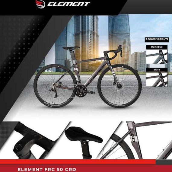 roadbike sepeda balap element frc50 crd sepeda roadbike crd element frc 50
