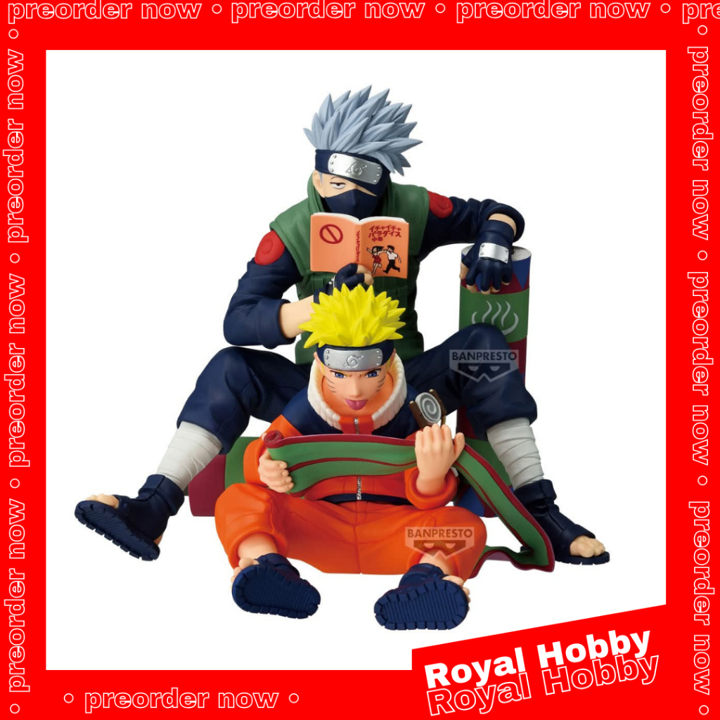Banpresto -NARUTO 72 SERIES- VOL 3 NARUTO UZUMAKI & KAKASHI HATAKE