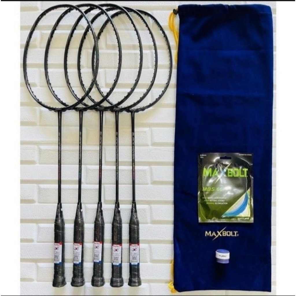 RAKET BADMINTON MAXBOLT BLACK WOVEN LIMITED EDITION