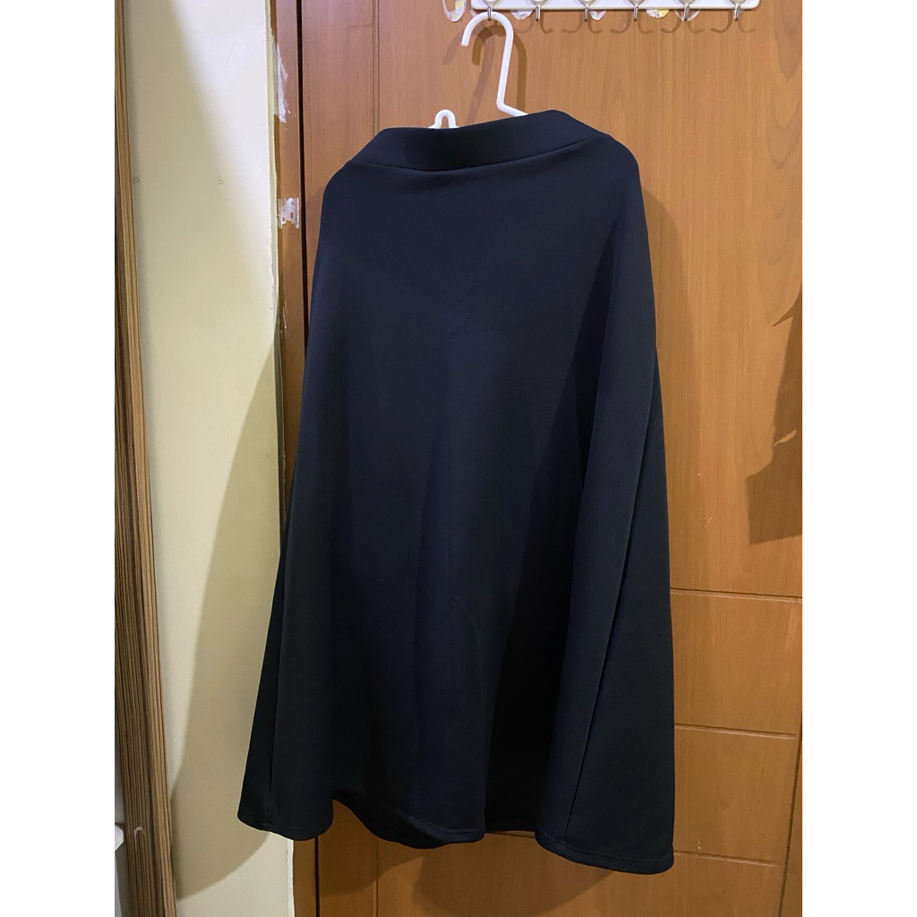 preloved rok polos hitam