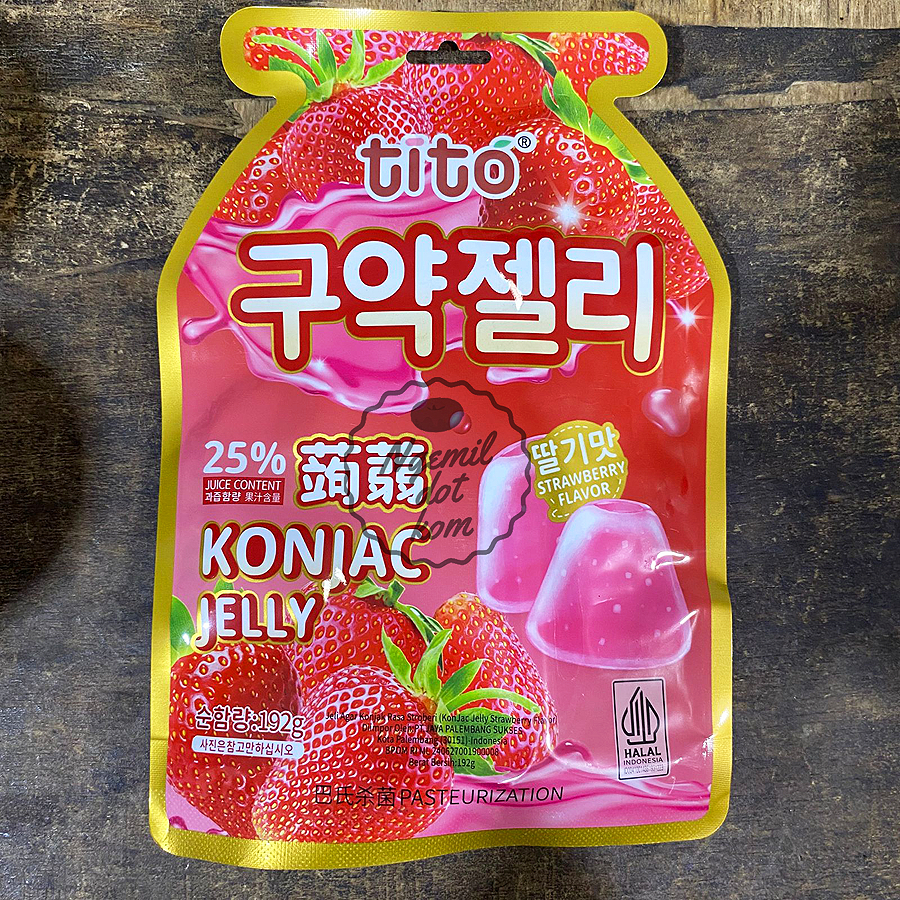 KONJAC JELLY / JELLY KONYAK AGAR AGAR / JELLY STRAWBERRY