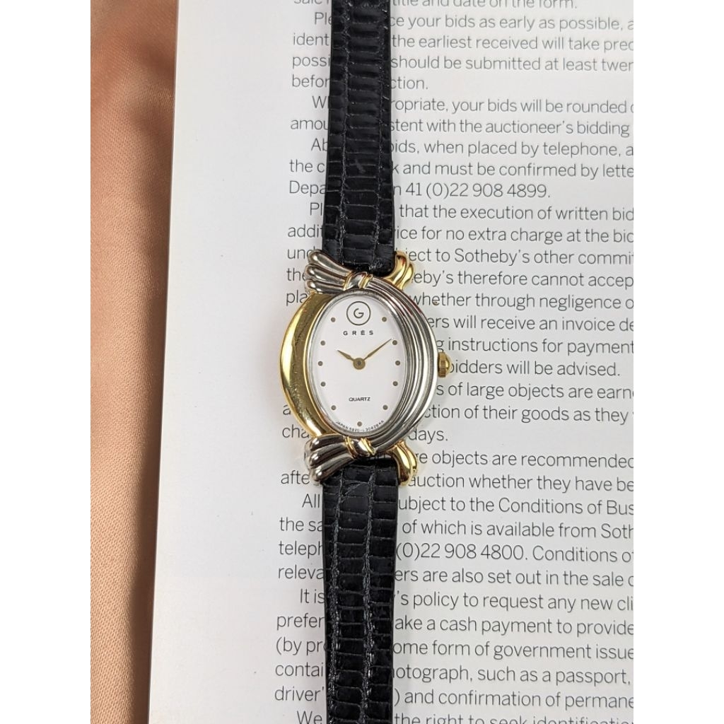 Jam Tangan Wanita Vintage Gres Paris By Citizen Twotone, Ladies Fashion Watch