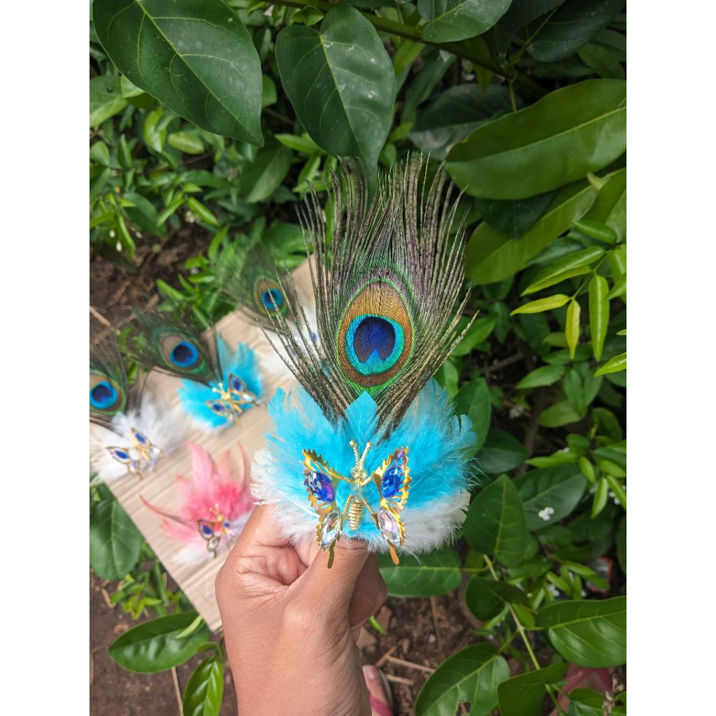 bross udeng kupu"/Bros bulu merak/bros udeng
