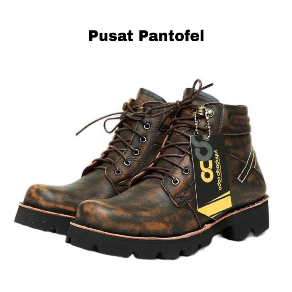 Sepatu Safety Boots Kulit Safety BO Sepatu lapangan