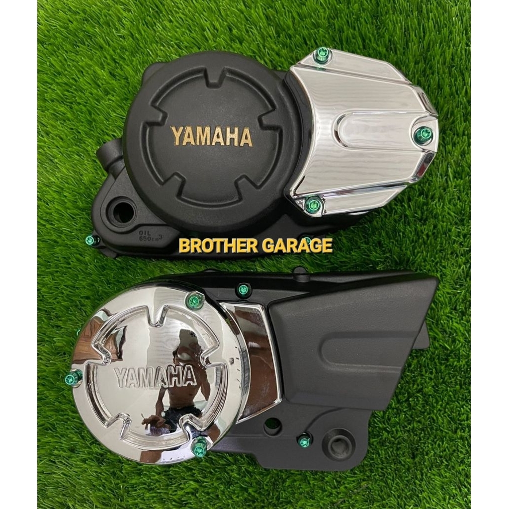 BAK KOPLING RX KING HITAM CHROME NEW ROBOT 2008 / BAK KOPLING RX KING PERDAM HITAM CHROME KOMPLIT TA