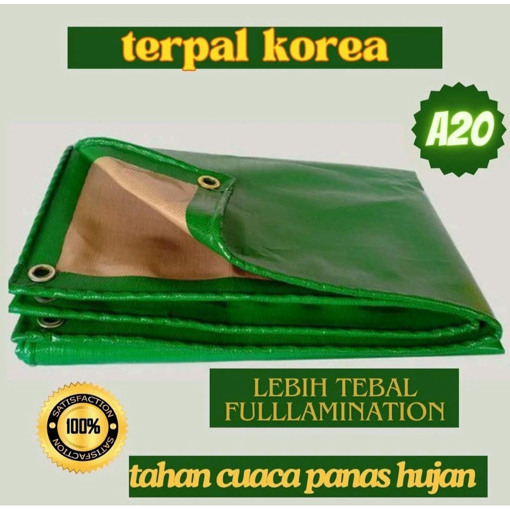Terpal A20 ukuran 6x8 m