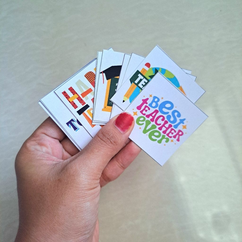 Ready - Topper Hari Guru Kartu Ucapan Hari Guru