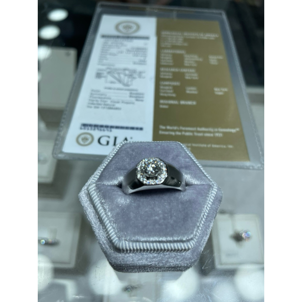 Jual Rugi Cincin berlian asli GIA 0,33 karat