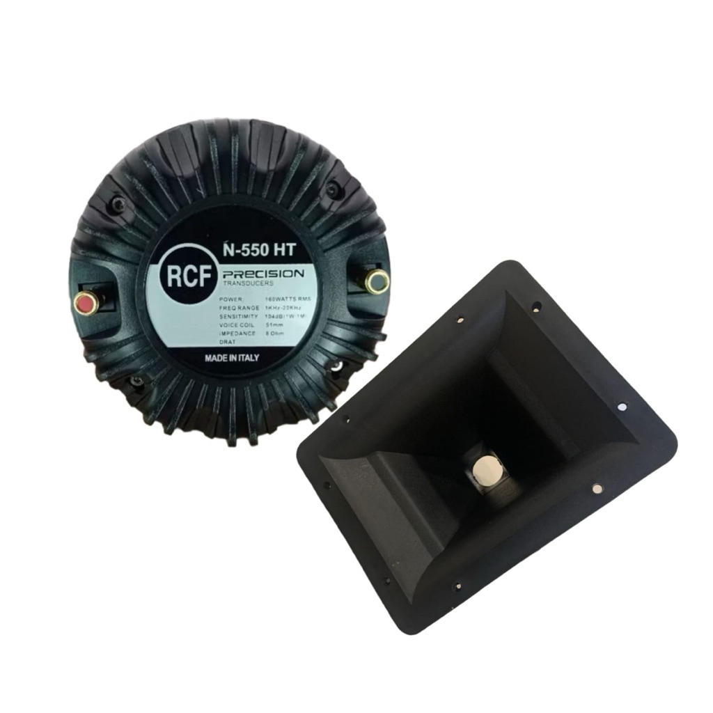 Driver tweeter RCF drat n550 plus horn 19x15 drat vc 2 inch