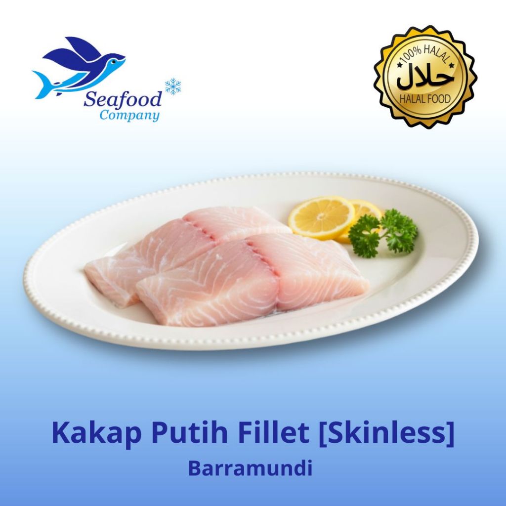 Ikan Kakap Putih Fillet 1 Kg | Kakap Barramundi Skinless
