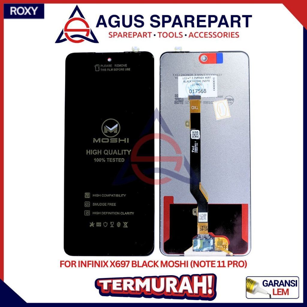 LCD TOUCHSCREEN INFINIX X693 / X697 / X698 / LF7 / INFINIX NOTE 10 / NOTE 11 PRO / NOTE 11S / TECNO 