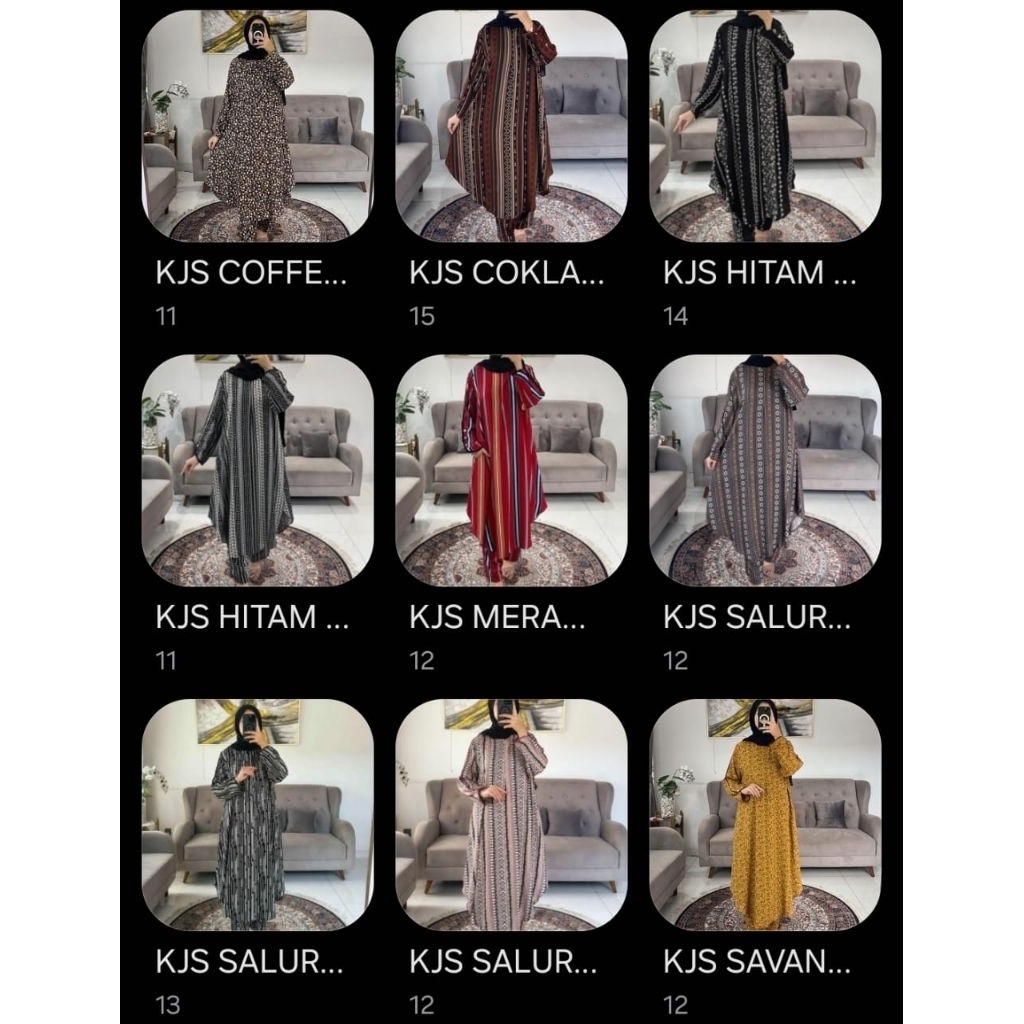 KEMBANG JENAR ONE SET INDIA KJ01 RAYON VISCOSE PREMIUM