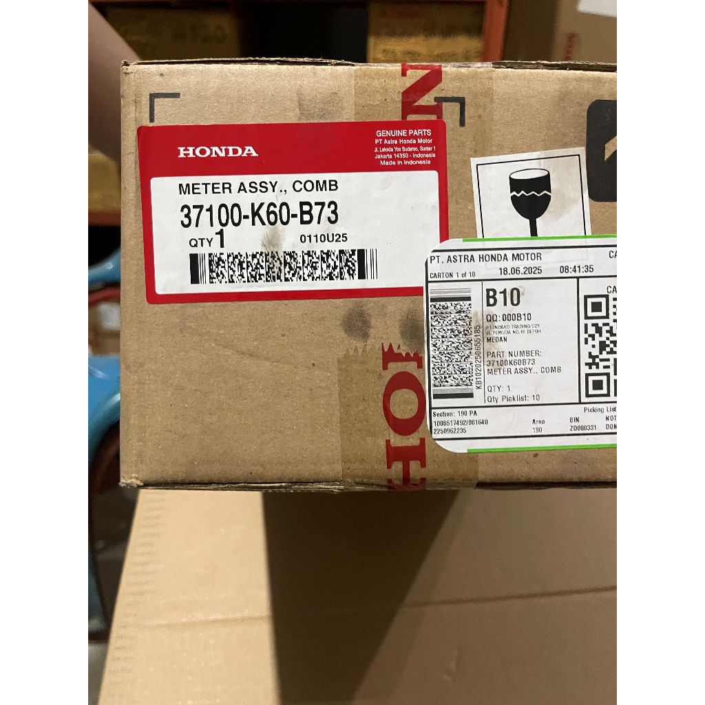 37100 K60 B73 Speedometer (Meter Assy) Honda Vario 125 eSP K60R CBS