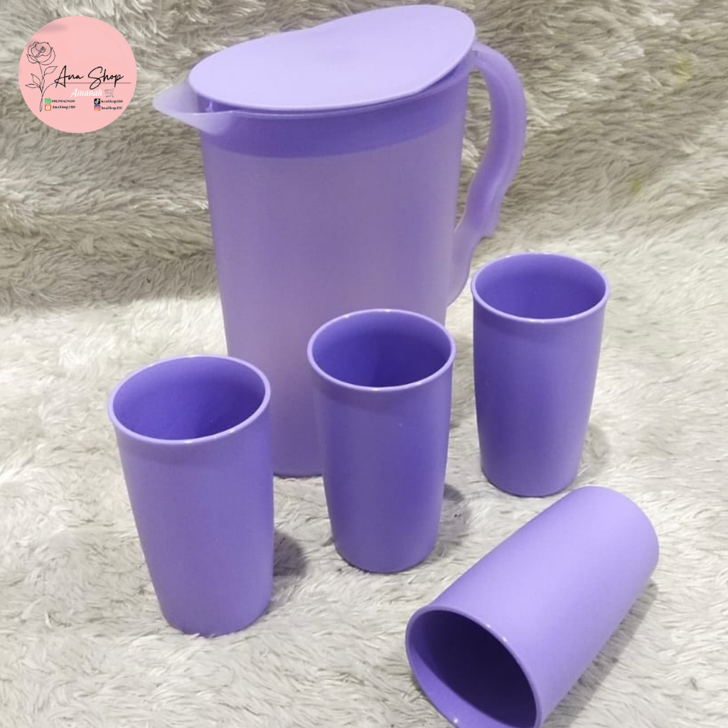 Tupperware Xpression Pitcher With Tumbler - Set Teko Dan Gelas