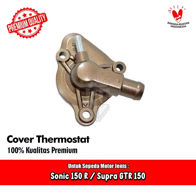 Cover Tutup Water Pump Pompa Radiator Gold Honda Sonic 150 R Supra GTR 150 K56 Kualitas Super