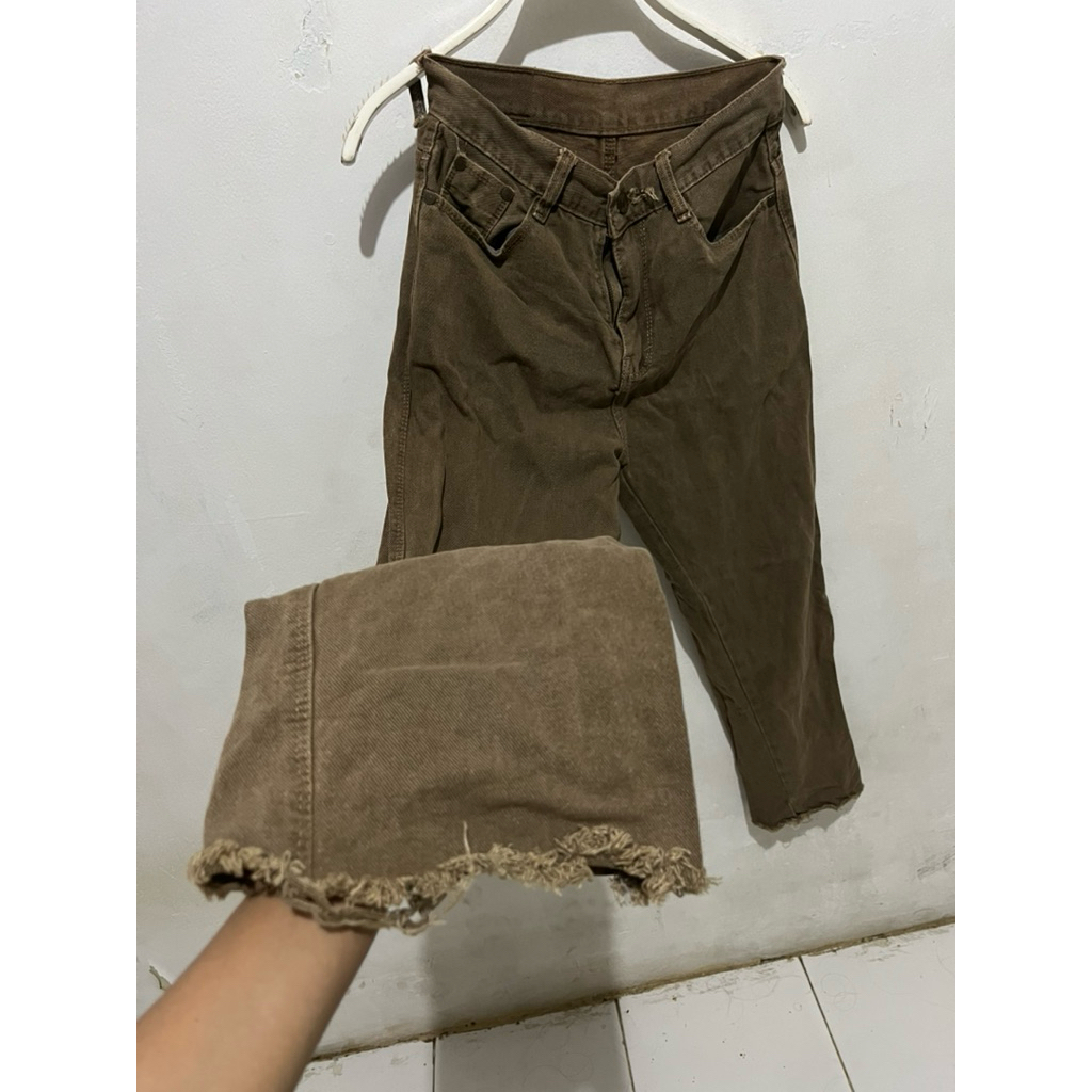 preloved jeans highwaist//preloved kulot jeans//preloved celana jeans