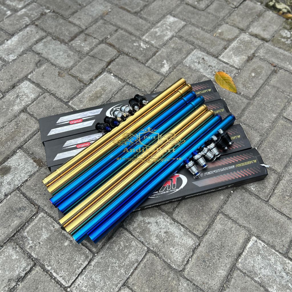 As Skok Aitech Ninja R SS RR Rx king/ As blue/gold set preload tutup as Skok uk 33/30 as Skok origin