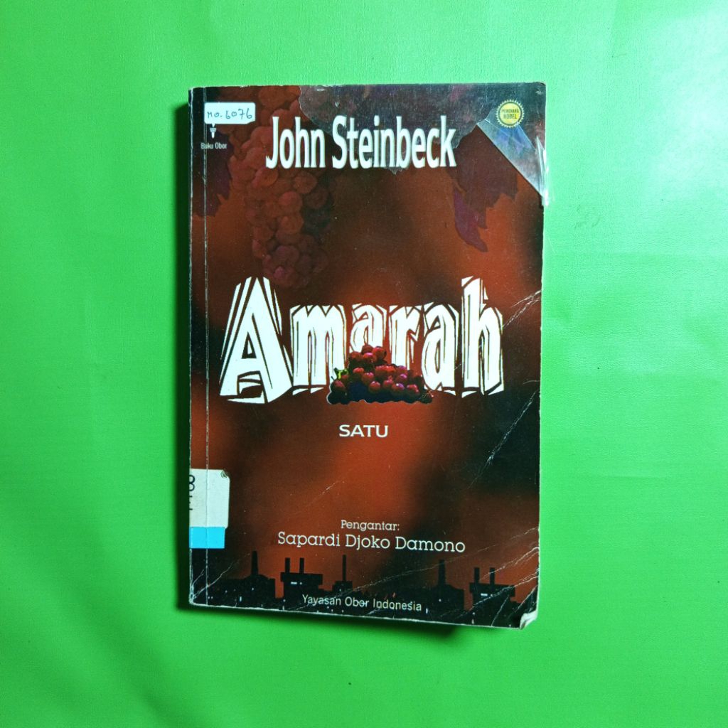 ORIGINAL Novel Amarah: Satu - John Steinbeck
