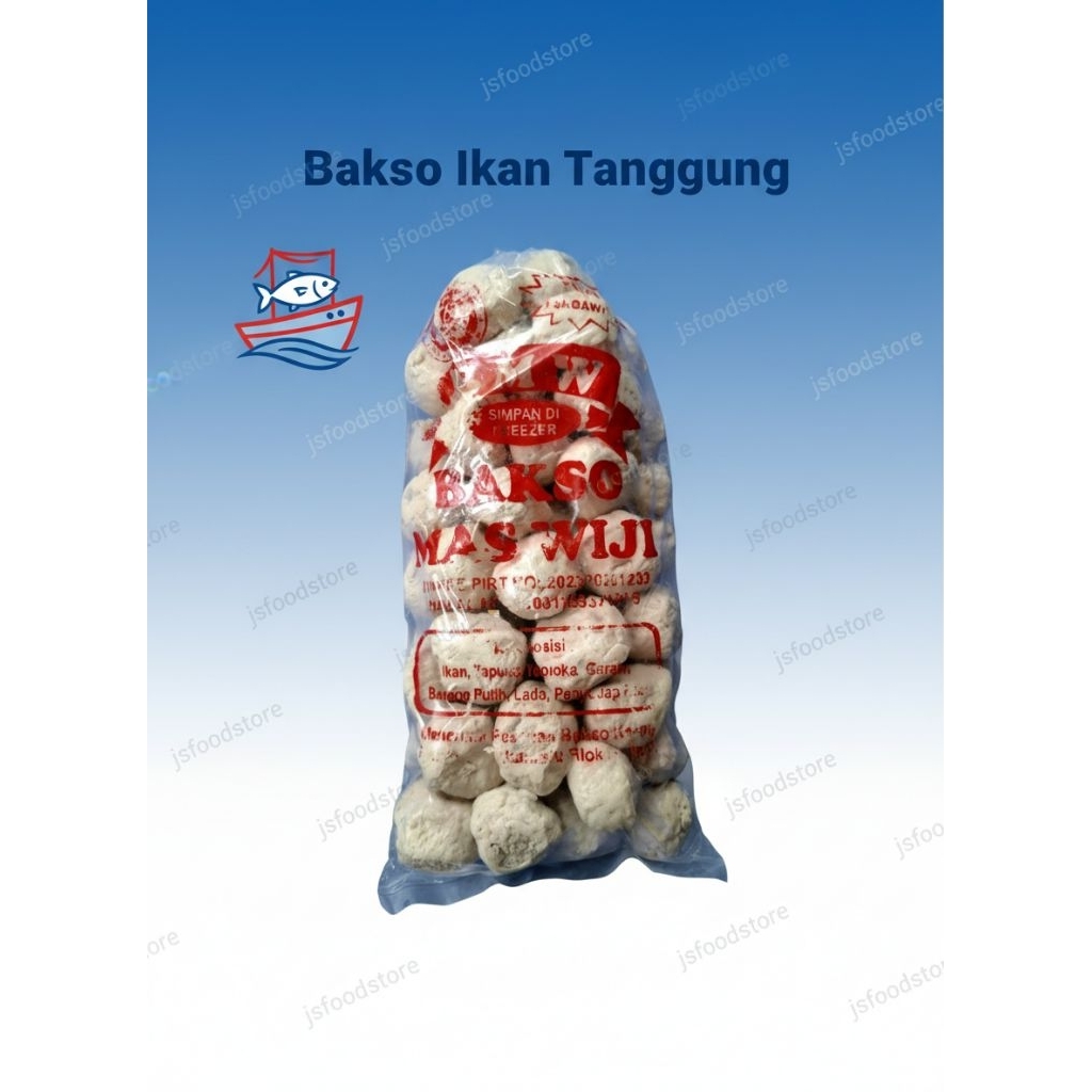 Bakso Ikan Mas Wiji / Baso Biasa / Ukuran Tanggung / 100% Asli Pelabuhan Ratu