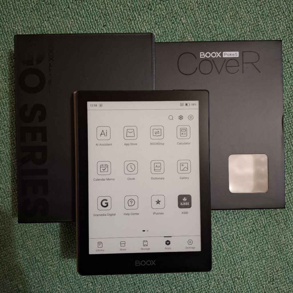Onyx Boox Go 6 eReader e-Reader Preloved Pre Loved Second Bekas