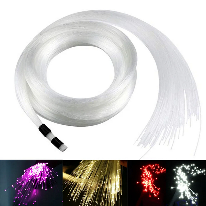 Kabel Fiber Optik PMMA Lampu Bintang Plafon Gypsum / Mobil Dekorasi Langit Berbintang Fiber Optic