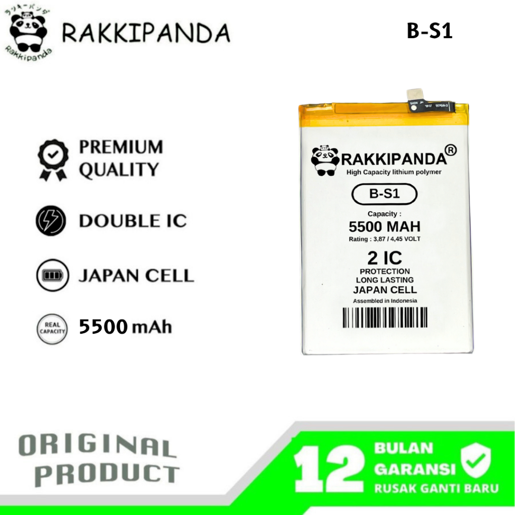 RakkiPanda - B-S1 Vivo Y21 2020 / Y21S / Y21A / Y21T / Y33S Batre Batrai Baterai