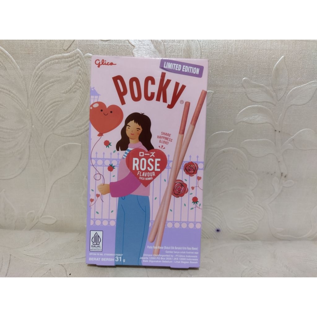GLICO POCKY POCKY ROSE BARU / POCKY ROSE /  POCKY CRUSHED / POCKY CRUSHED FRUITS BLUEBERRY / POCKY C