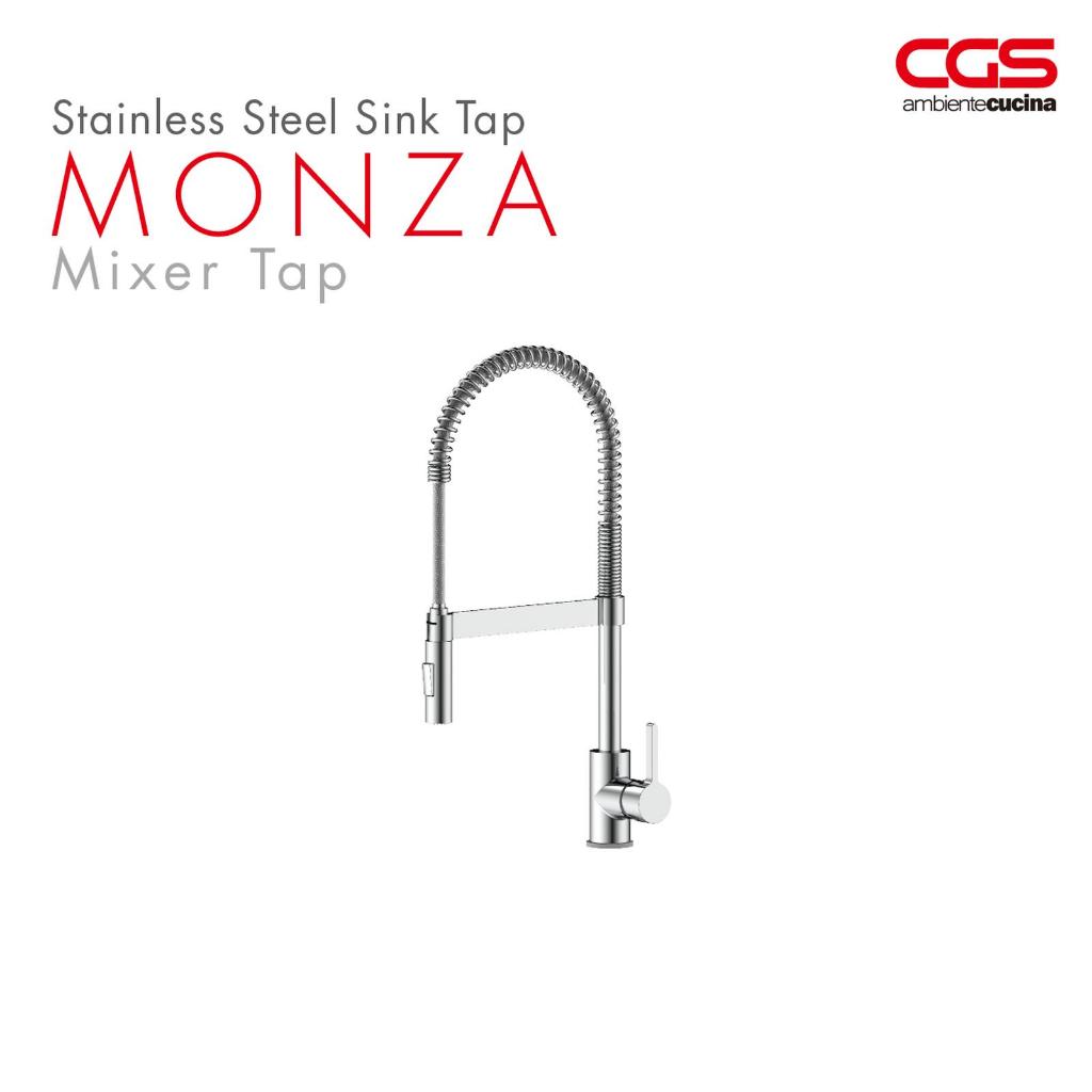 Keran Air Dapur Kran Cuci Piring - CGS MONZA Pull Down Mixer Taps Tipe Semi Professional - Keran Pan