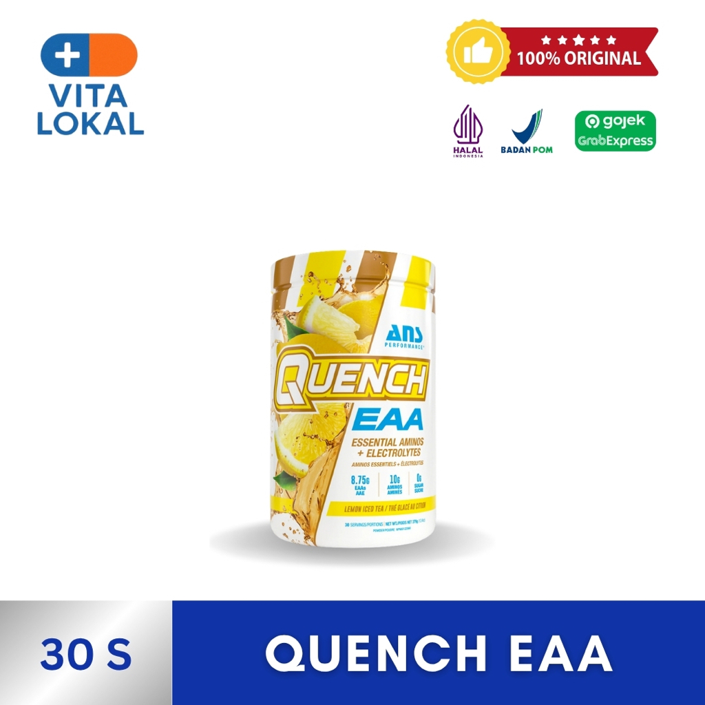 ANS Quench EAA 30 Serving Essential Amino + Electrolytes BCAA Ans Performance