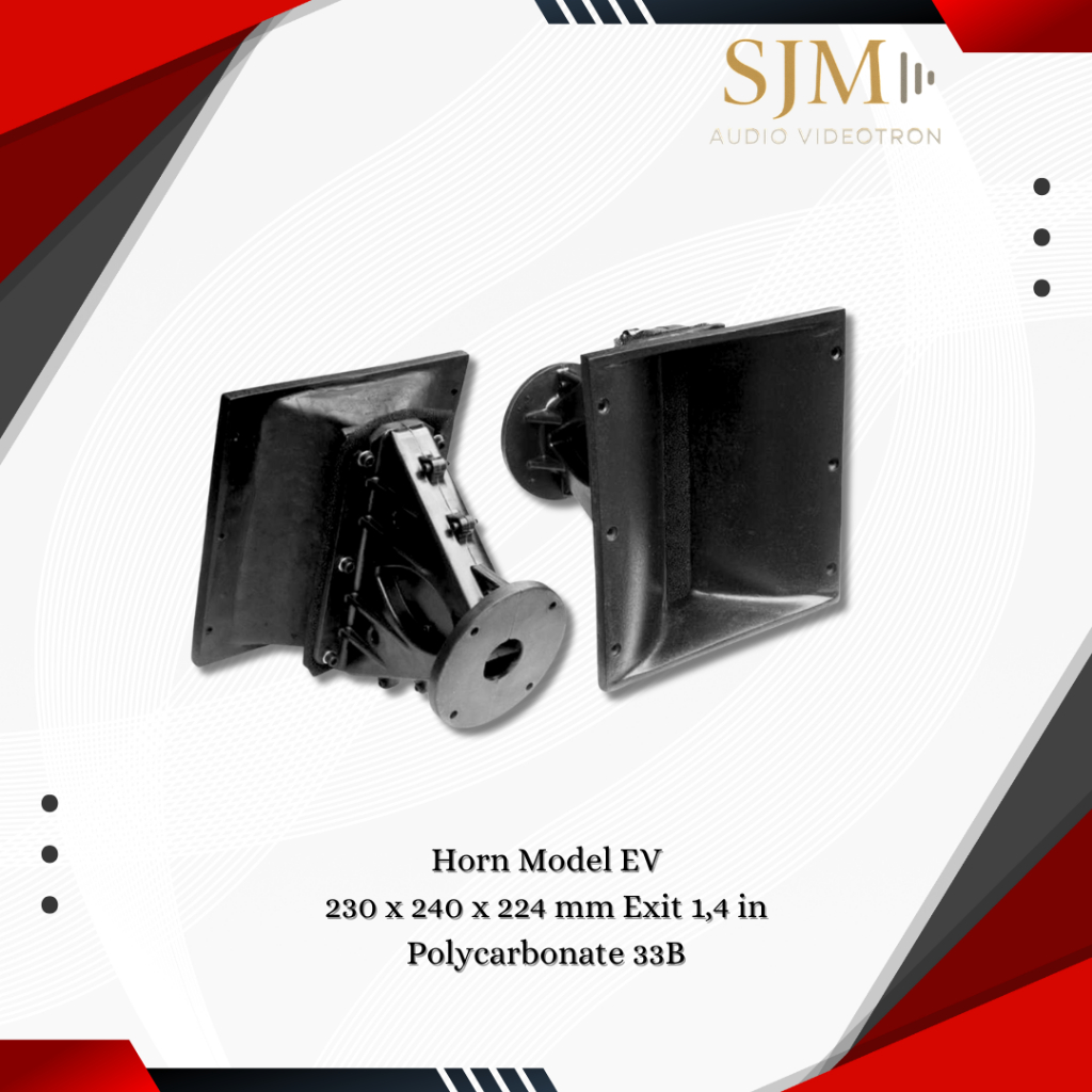HORN MODEL EV (MEYER) BAHAN POLYCARBONATE