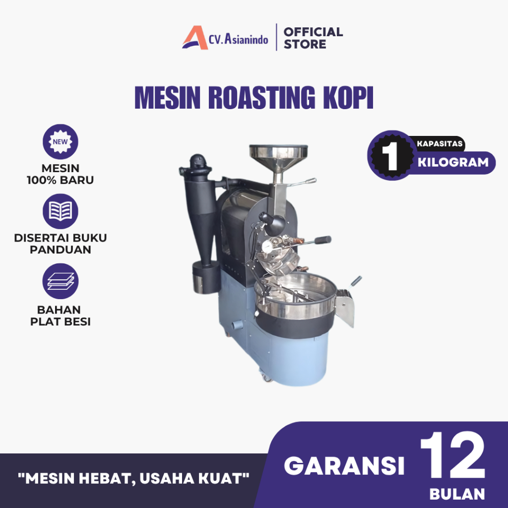 Mesin Roasting Kopi 1 kg CV Asianindo