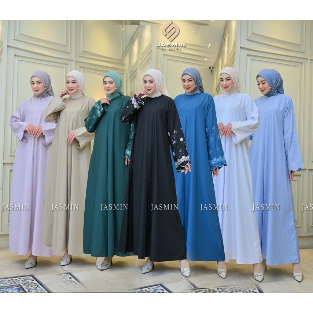 GAMIS TOYOBO GAMIS BORDIR ASLI JASMINBYHAZIRA GAMIS TOYOBO FODU PREMIUM GAMIS RAYA.GAMIS TERBARU  GA
