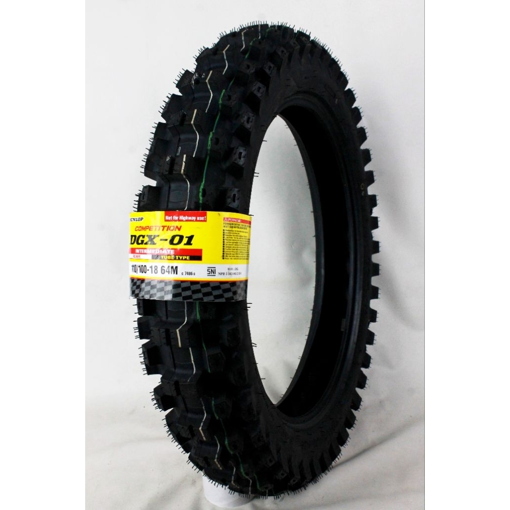 Ban Belakang Trail Dunlop DGX-01 Competition 110/100-18 64M 